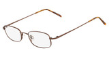 Flexon Eyeglasses FLEXON 603 N COFFEE 218/218