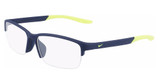 Nike Eyeglasses NIKE 7136AF N MATTE MIDNIGHT NAVY/VOLT/402