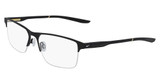 Nike Eyeglasses NIKE 8045 N SATIN BLACK/BLACK/002