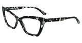 Karl Lagerfeld Eyeglasses KL6063 N BLACK/WHITE/007