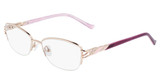 Marchon NYC Eyeglasses TRES JOLIE 194 N ROSE GOLD/770