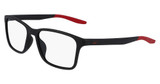 Nike Eyeglasses NIKE 7117 N MATTE BLACK/GYM RED/006