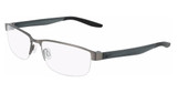 Nike Eyeglasses NIKE 8138 N BRUSHED GUNMETAL/BLACK/071
