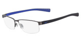 Nike Eyeglasses NIKE 8098 N BRUSHED GUNMETAL-OBSIDIAN/078