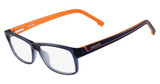 Lacoste Eyeglasses L2707 ON BLUE STEEL/ORANGE/421