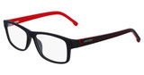 Lacoste Eyeglasses L2707 ON MATTE BLACK/RED/004