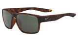 Nike Eyeglasses NIKE ESSENTIAL VENTURE M NN IU8023X MATTE TORTOISE W/ GREEN GUNMET/200