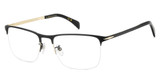 David Beckham Eyeglasses DB 1146/US MT BK GD/0I46