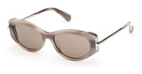 MaxMara Eyeglasses MM0167 beige horn / brown/60E