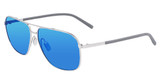 Columbia Eyeglasses C115SP N MIST TRAIL SHINY SILVER/BLUE REVO LENS/040