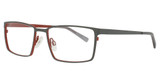 HeadLines Eyeglasses HL-1560 MATTE GREY/RED/C2