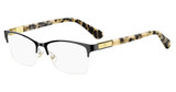 Kate Spade Eyeglasses GLORIANNE/US BLK HAVAN/0WR7