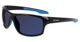 Columbia Eyeglasses C559SP N BURR SHINY BLACK & BLUE/BLUE MIRROR/011