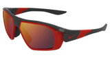 Nike Eyeglasses NIKE SHOW X3 FF IM9736X ANTHRACITE / RED MIRROR / CLEA/060