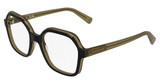 Longchamp Eyeglasses LO2796 BLACK/TRANSPARENT KHAKI/015