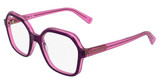 Longchamp Eyeglasses LO2796 TRANSPARENT PURPLE/FUCSIA/506