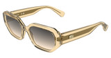 Lacoste Eyeglasses L6091S TRANSPARENT LIGHT PEACH/749