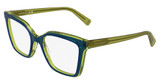 Longchamp Eyeglasses LO2795 TRANSPARENT AZURE/GREEN/413