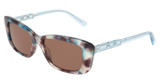 Nine West Eyeglasses NW676S BLUE SKY TORTOISE/425