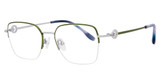 Mademoiselle Eyeglasses MADEMOISELLE MM9324 Jade/Silver/C1