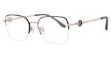 Mademoiselle Eyeglasses MADEMOISELLE MM9324 Black/Gold/C2