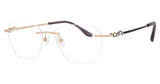 Mademoiselle Eyeglasses MADEMOISELLE MM3301 Gold/Black/C1