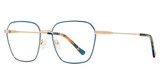 Eye Q Eyewear Eyeglasses WATFORD Blue/Gold/BLUE/GOLD