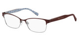 Tommy Hilfiger Eyeglasses TH 2107/US MT BURG RU/0GJ2
