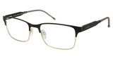 Tommy Hilfiger Eyeglasses TH 1396/US GOLD BLCK_/0RHL