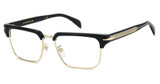 David Beckham Eyeglasses DB 7112/US BLK GOLD B/02M2