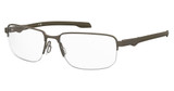 Under Armour Eyeglasses UA 5062/G/US GREY BRWN/0S05