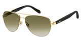 Fossil Eyeglasses FOS 3062/S/US GOLD BLAK/0BLS