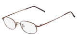 Flexon Eyeglasses FLEXON 609 SHINY BROWN/200