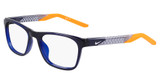 Nike Eyeglasses NIKE 5058 N MIDNIGHT NAVY/TOTAL ORANGE/410
