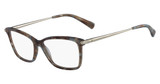 Longchamp Eyeglasses LO2621 N MARBLE BROWN AZURE/251