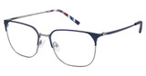 TLG Eyeglasses NU095 NAVY/C02
