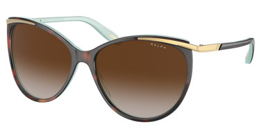 Ralph Eyeglasses RA5150 RA 5150 HAVANA ON ACQUAMARINE/601/3B