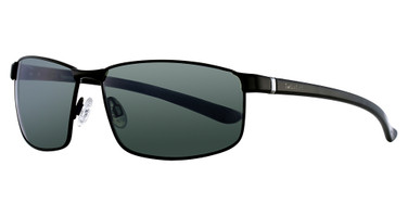 Timberland Eyeglasses TB9035 matte black / green polarized/02R