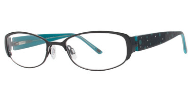 Daisy Fuentes Eyeglasses Daisy Fuentes Tierra Black/21