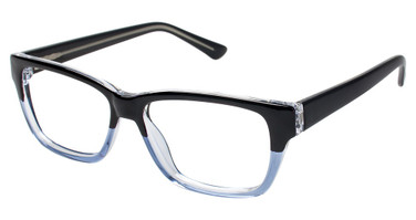 New Globe Eyeglasses L4054 Black/Blue/BLACK/BLUE