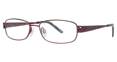 Gloria by Gloria Eyeglasses Gloria By Gloria Vanderbilt 4031 Burgundy/77