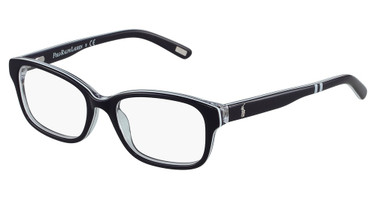 Ralph Lauren Children Eyeglasses PP8520 NAVY BLUE ON WHITE/CRYST/1246