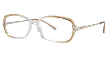 Gloria Vanderbilt Eyeglasses Gloria Vanderbilt 769 Brown Crystal/183