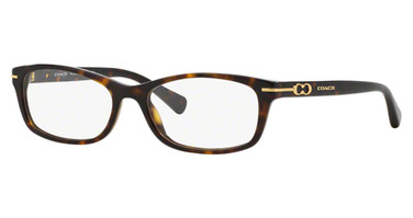 COACH Eyeglasses HC6054 ELISE DARK TORTOISE/5001