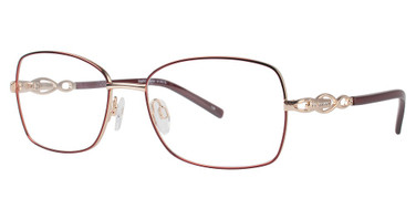 Sophia Loren Eyeglasses Sophia Loren M262 Burgundy/77