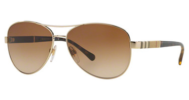 Burberry Eyeglasses BE3080 LIGHT GOLD/114513