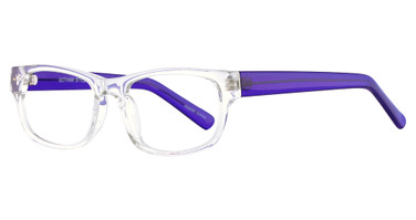 Gotham Eyeglasses 221 Crystal/Blue