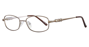 Joan Collins-Titanium Eyeglasses 9815 Brown