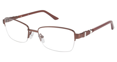 L'Amy Eyeglasses C By L'Amy 522 BROWN/C01