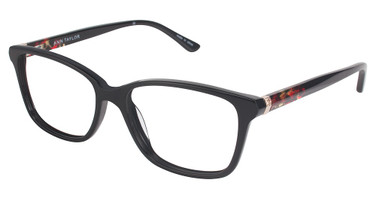 Ann Taylor Eyeglasses AT322 BLACK / RED/C01